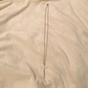 Tiffany & Co cross necklace silver